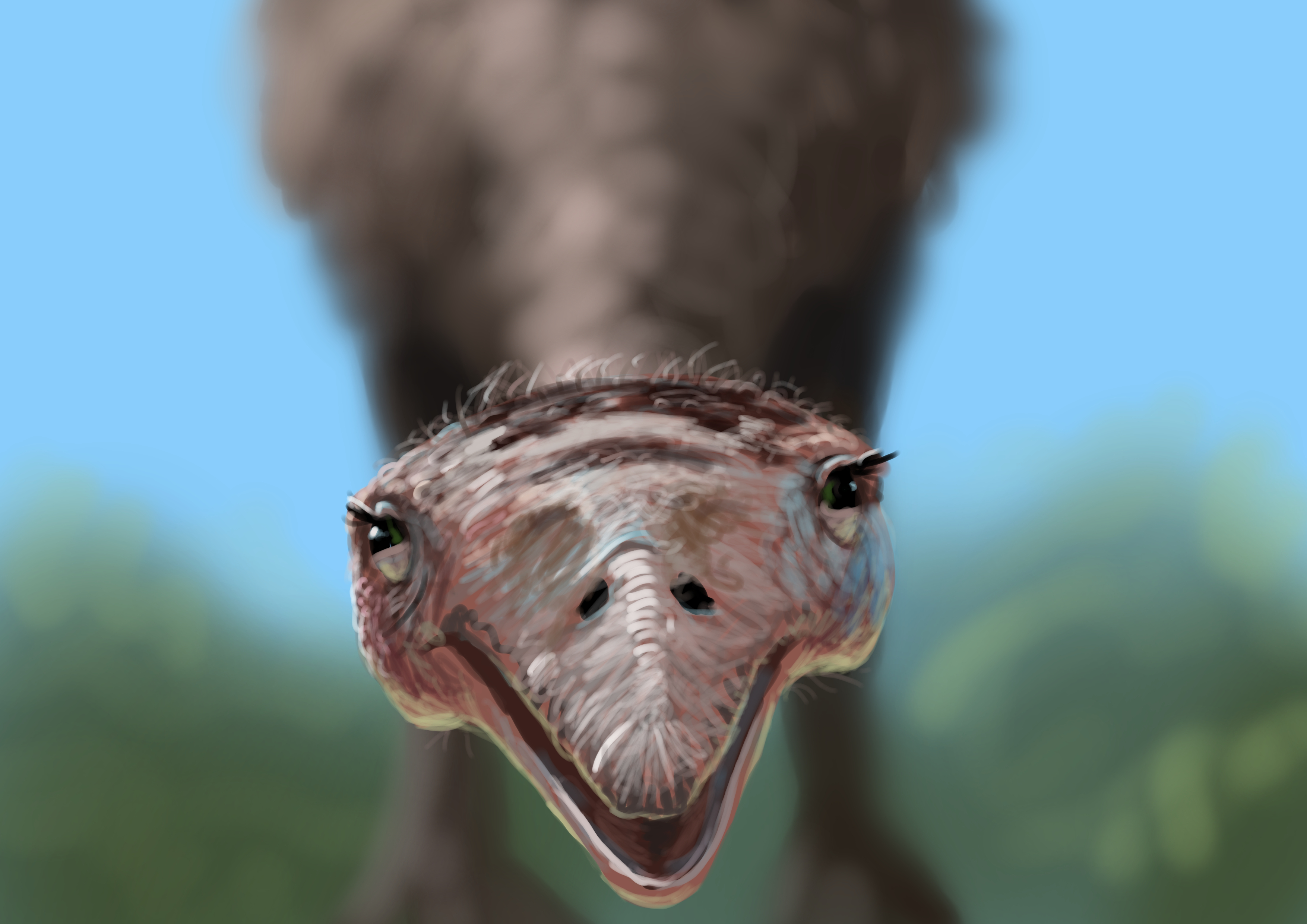 Dinornis Paleostream Paleoart by Peter Nickolaus