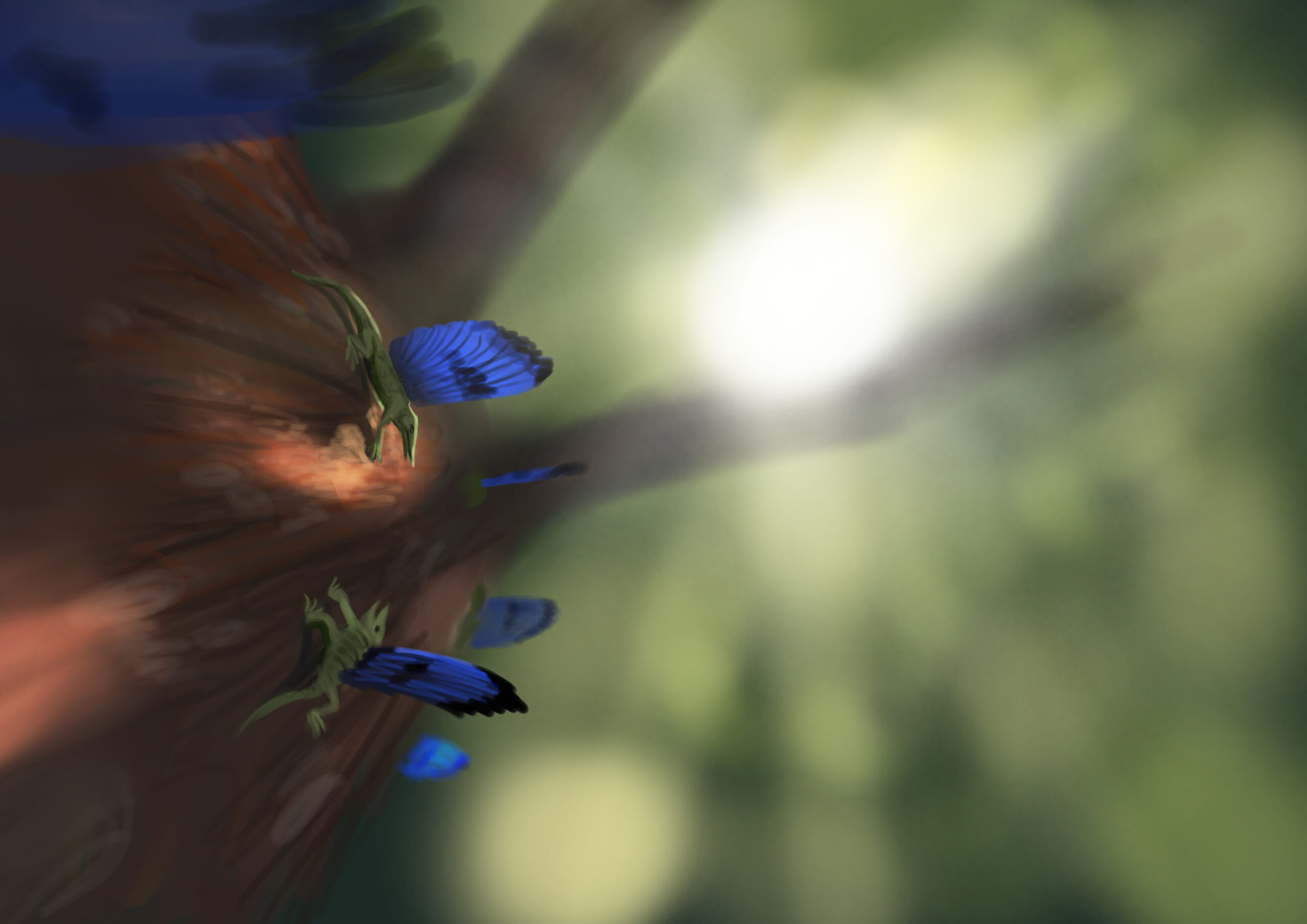 Mirasaura Paleostream Paleoart by Peter Nickolaus