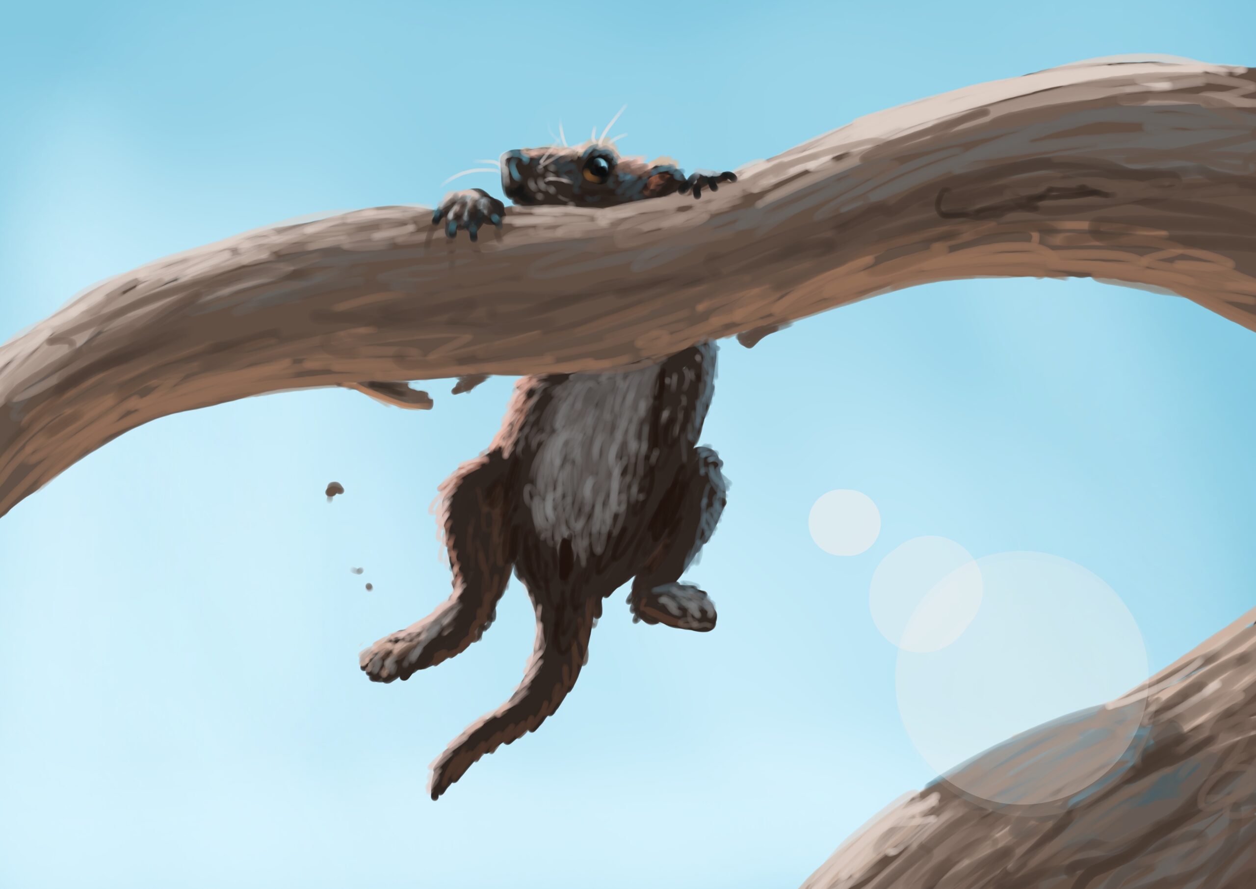 Patagomaia Paleostream Paleoart by Peter Nickolaus
