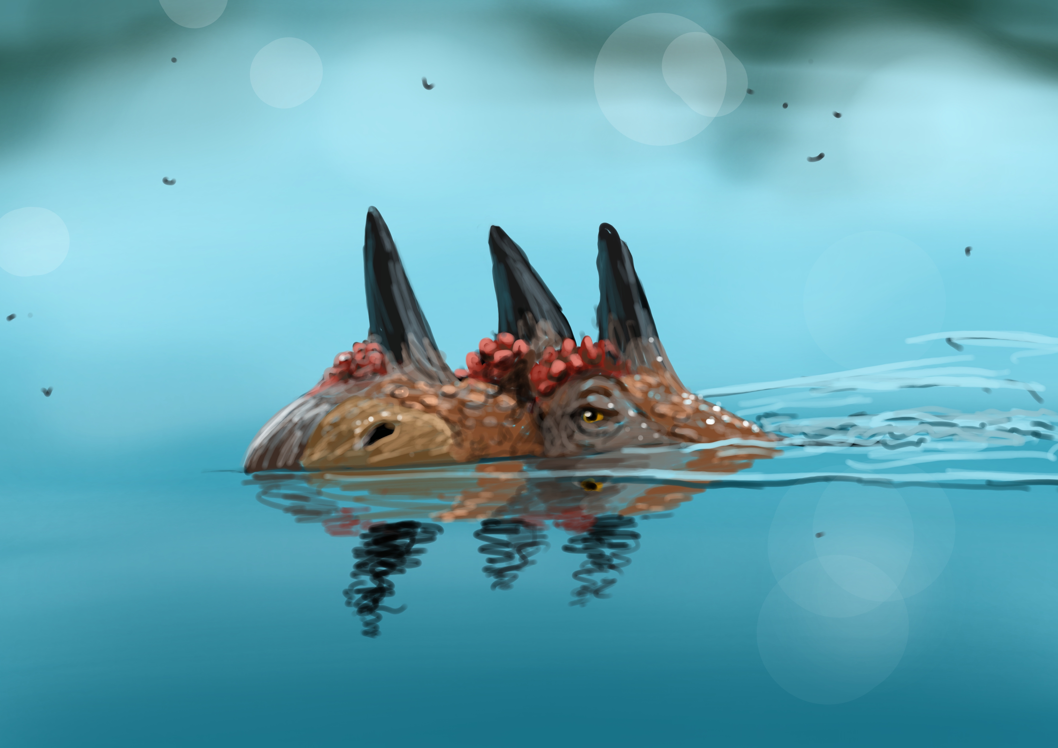 Regaliceratops Paleostream Paleoart by Peter Nickolaus