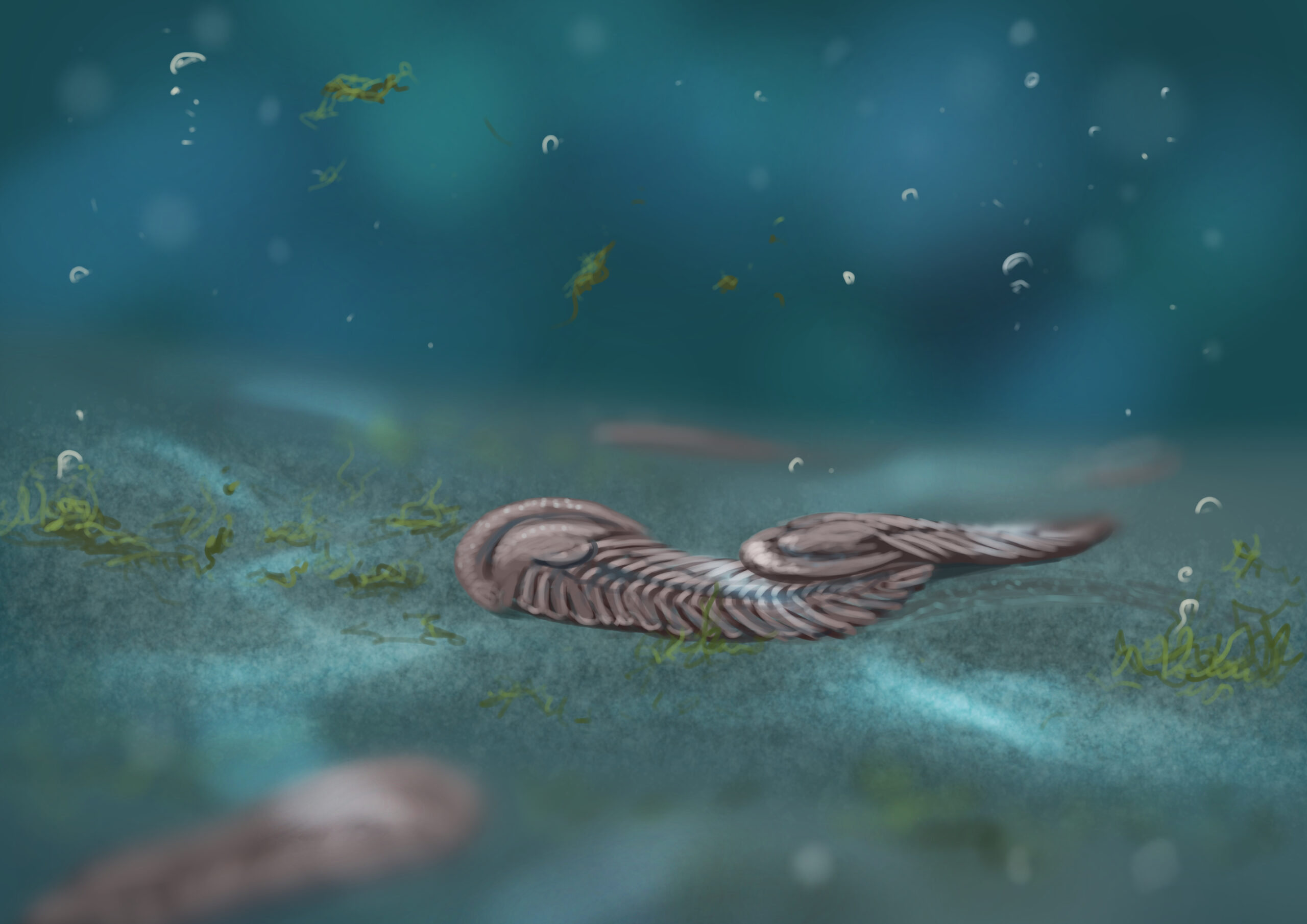 Paleostream Paleoart by Peter Nickolaus