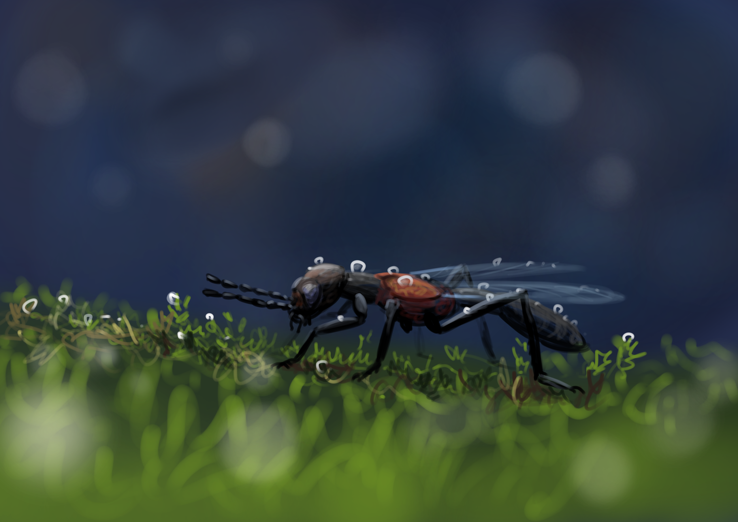 Grant Paleostream Paleoart by Peter Nickolaus