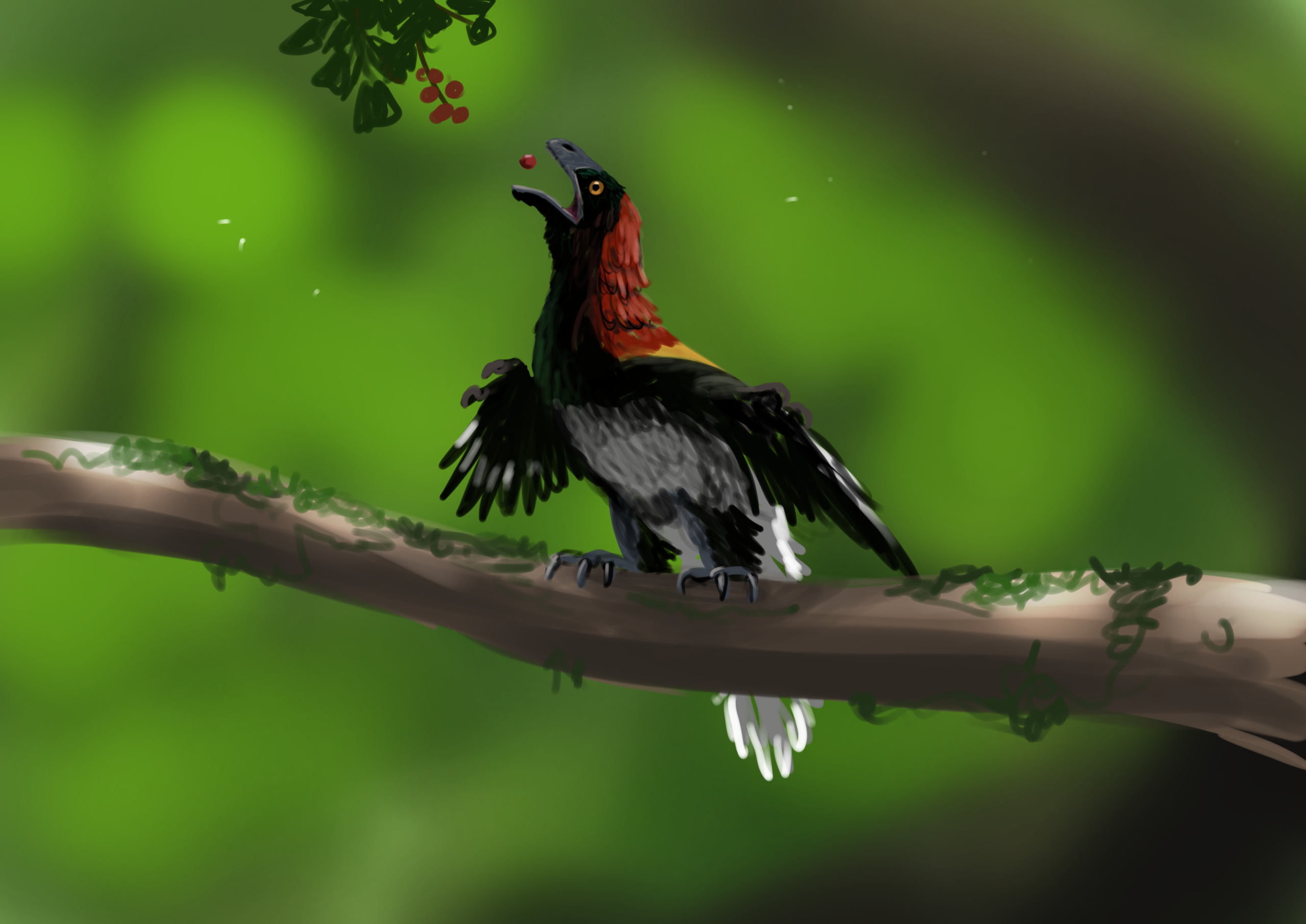 Sapeornis Paleostream Paleoart by Peter Nickolaus